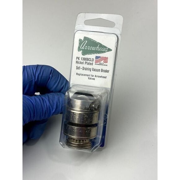 Arrowhead PK 1390BCLD Nickel Plated Replacement Self Draining Vacuum Breaker DI1 - Picture 2 of 4